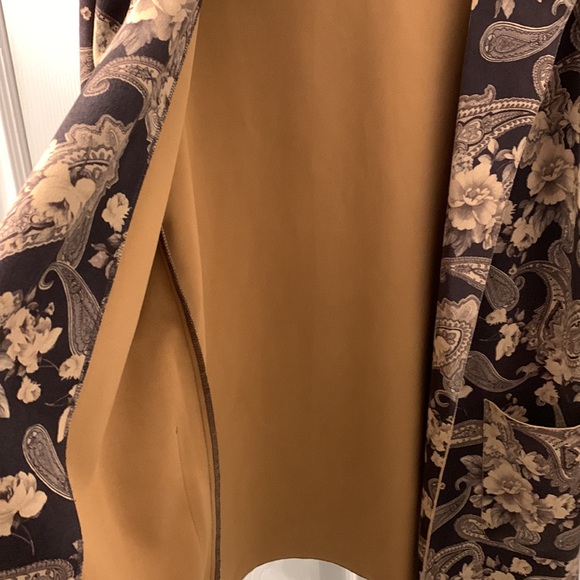 Solitare Vintage Style Floral Paisley Blazer Jacket . Size M - Picture 4 of 13